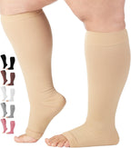 Mojo Toeless Compression Socks for Women and Men 20-30 mmHg Open Toe - AB211