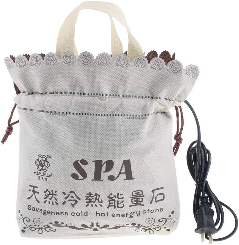 Hot Stones Massager - Electric Heater Bag for Massage Stones, Kit Includes Heater Bag