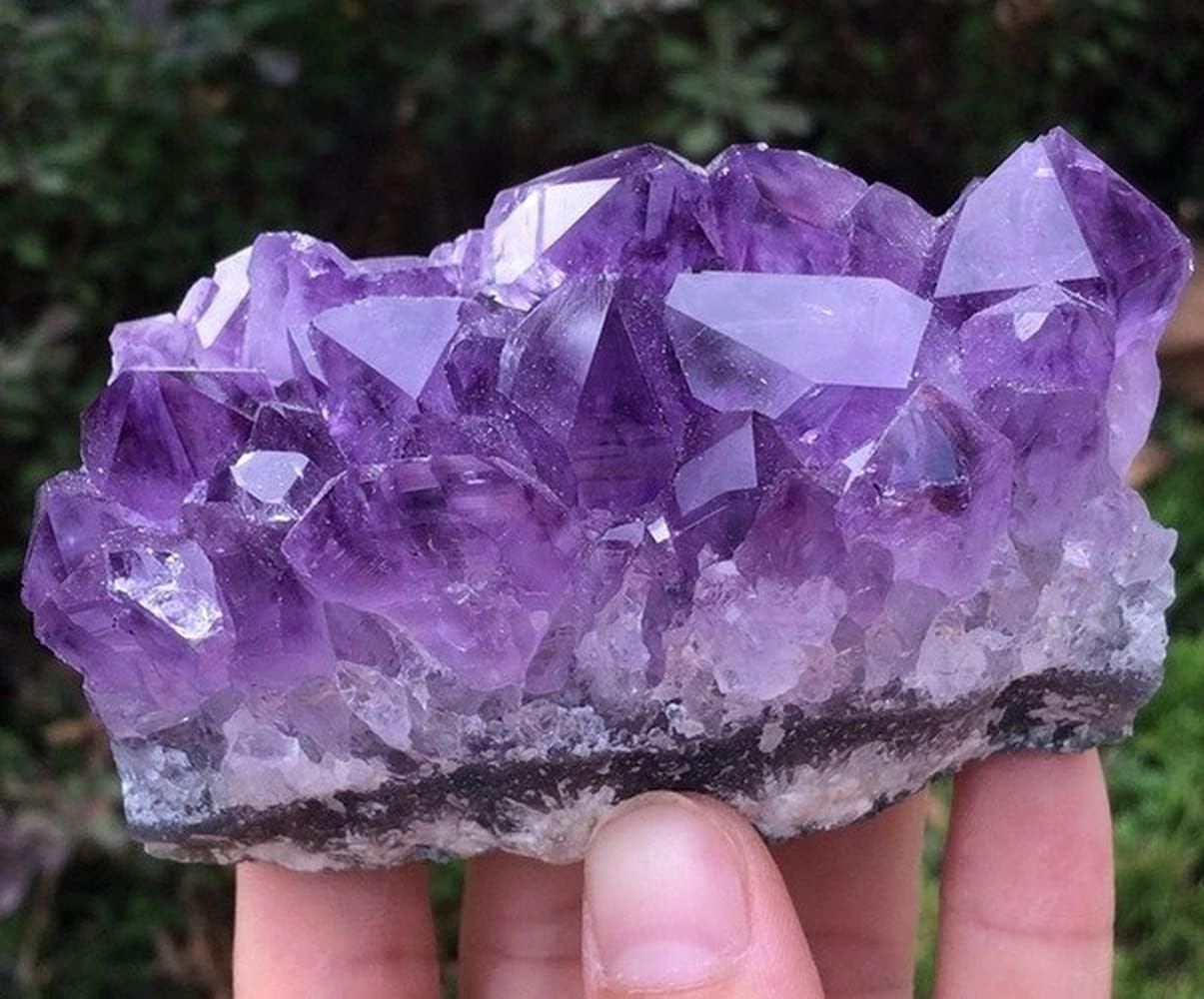 Health & Household Natural Amethyst Beautiful Purple Quartz Geode Crystal Cluster Specimen
