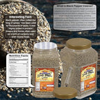 Rani Black Pepper Coarse Ground 28 Mesh (Table Grind) 80oz (5lbs) 2.27kg Bulk PET Jar ~ All Natural | Vegan | Gluten Friendly | NON-GMO | Kosher | Product of Vietnam