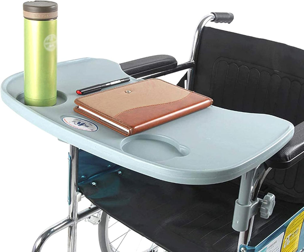 Lap Trays, Wheelchair Tray,Wheelchair Lap Tray Table -Removable Wheelchair Desk Accessories for Eating,Reading & Resting - Portable Universal Trays Desk with Cup Holder