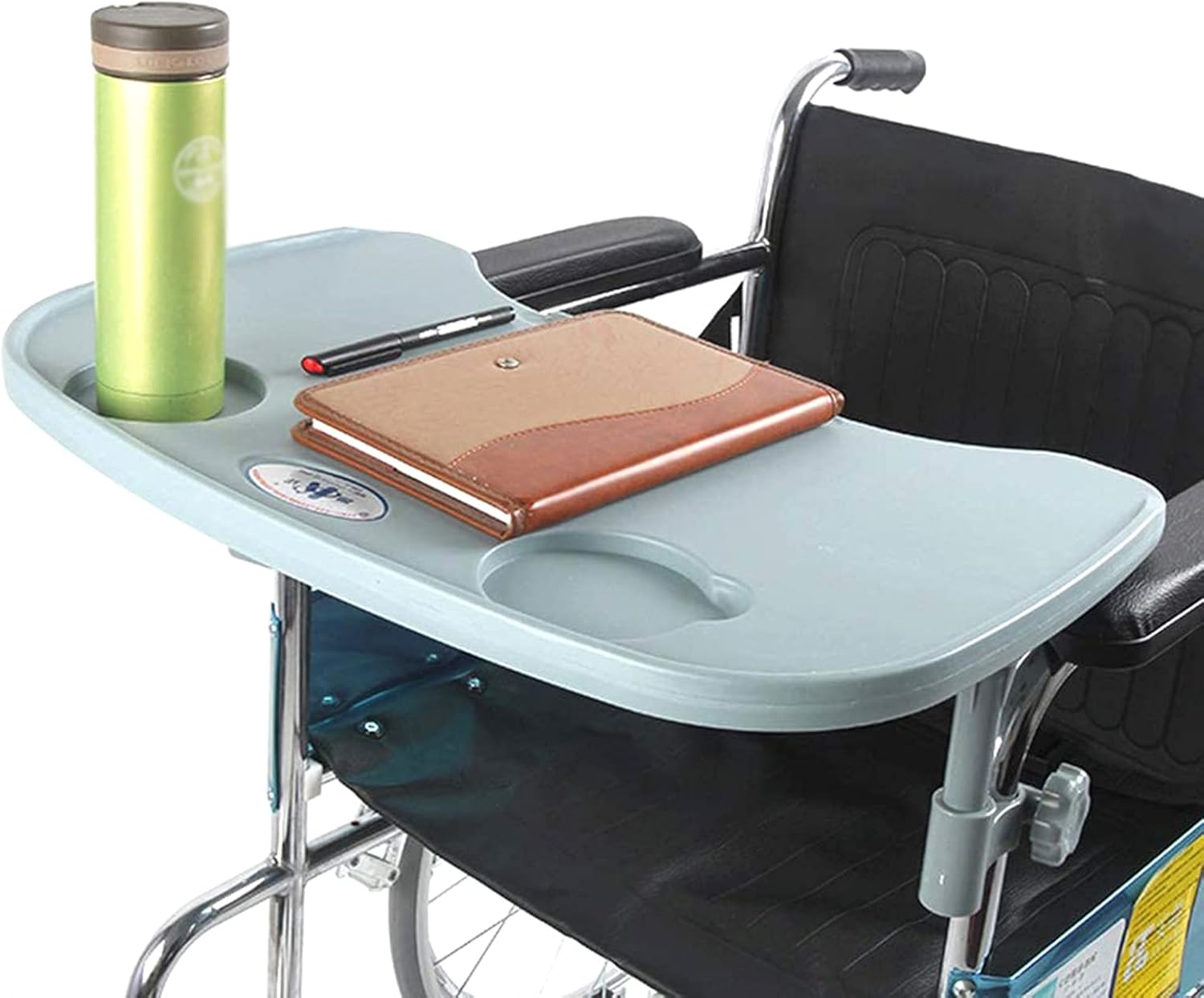 Lap Trays, Wheelchair Tray,Wheelchair Lap Tray Table -Removable Wheelchair Desk Accessories for Eating,Reading & Resting - Portable Universal Trays Desk with Cup Holder