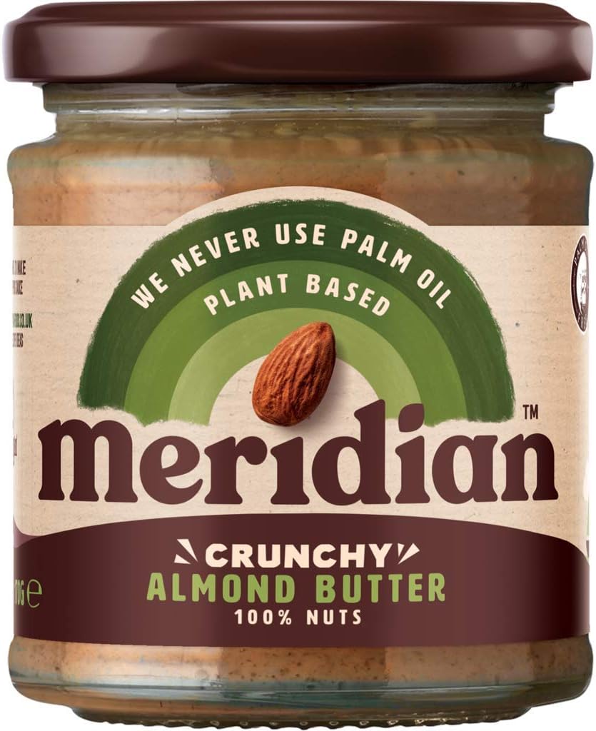 Meridian 100% Crunchy Almond Butter 170g by Meridian Foods