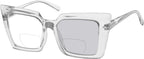 Eyekepper Transition Photochromic Bifocal Readers Reading Glasses for Women Oversized