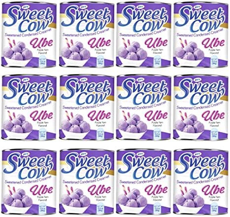 Ube Condensed Milk, 13.40 oz Can (Pack of 12) — Jans Sweet Cow Sweetened Condensed Creamer