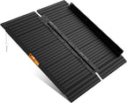 Black Aluminum Ramp 3FT, With Non-Slip Surface Wheelchair Ramp, Folding Portable Wheelchair Ramps for Home Steps,Scooter Ramp for Car, Stairs, Doorways, Curbs, 800 LBS Weight Capacity, 28.3" W x 36''L