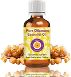 dève herbes Olibanum Essential Oil (Boswellia carterii) Pure | Non-Sticky | Non-Greasy | Lightweight | Men & Women | All Skin Types | Steam Distilled 15ml (0.5 oz)