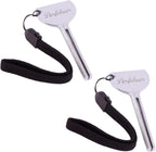 2pcs Tube Toothpaste Squeezer Keys, Metal Hair Dye Color Key Roller Dispenser Wringer Tool