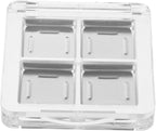2pcs Makeup Organizer Diy Eyeshadow Palette Stylish Lipstick Storage Box for Daily Use and Special Occasions