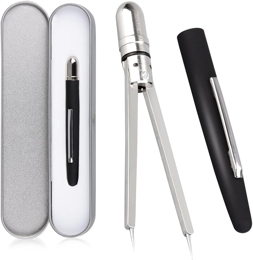 Ultrassist EKG Caliper Pen, ECG Calipers for Nurses, Black EKG Caliper Cardiology, Electrocardiogram Measuring Tool