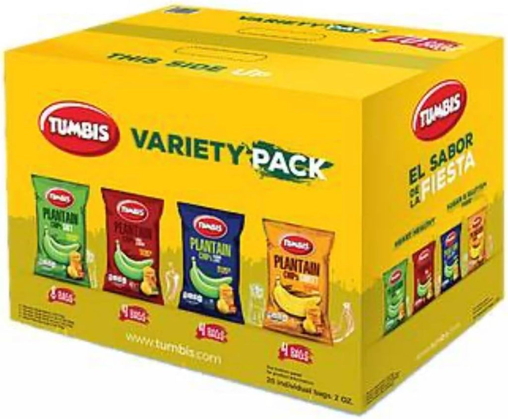 Tumbis Plantain Chips Variety Pack_AB
