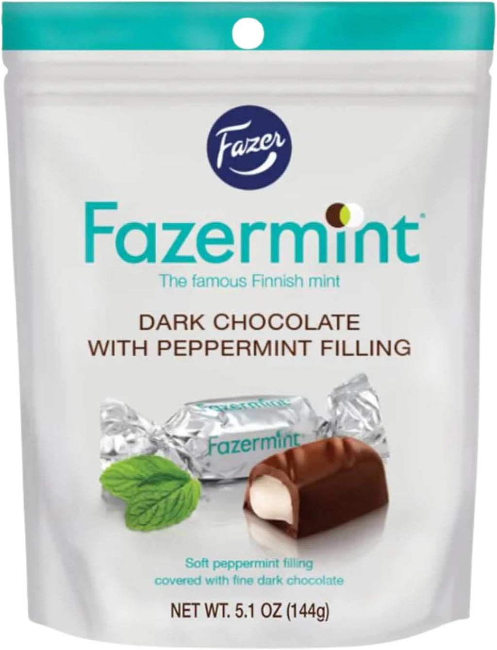 Fazermint Dark chocolate peppermint Creams