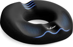 ZIKEE Dual U-Shaped Donut Pillow for Tailbone Pain, Hemorrhoid Pillow for Sitting with Pressure Relief Hole & Slope Design, Donut Seat Cushion for Coccyx, Postpartum & Post Surgery Sitting Relief