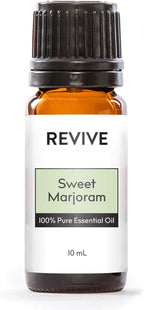 Sweet Marjoram Essential Oil by Revive Essential Oils - 100% Pure Therapeutic Grade, for Diffuser, Humidifier, Massage, Aromatherapy, Skin & Hair Care