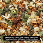 Frontier Deluxe Vegetable Soup, 1-Pound, Mixed Dried Vegetables For Soup, Stew, Stir Fry, Onion, Carrots, Peas & Potatoes
