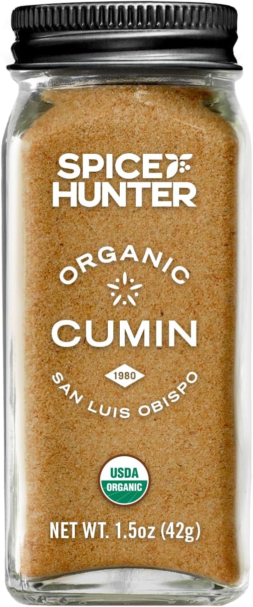 Spice Hunter Cumin, Ground, Organic, 1.5-Ounce Jar