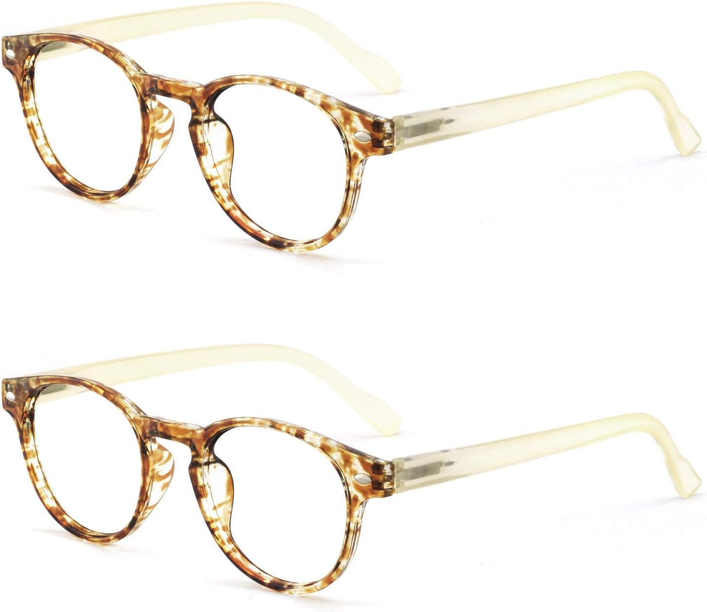 OCCI CHIARI Lightweight Designer Acetate frame Stylish Reading Glasses For Women (5006-Yellow*2, 1.5)