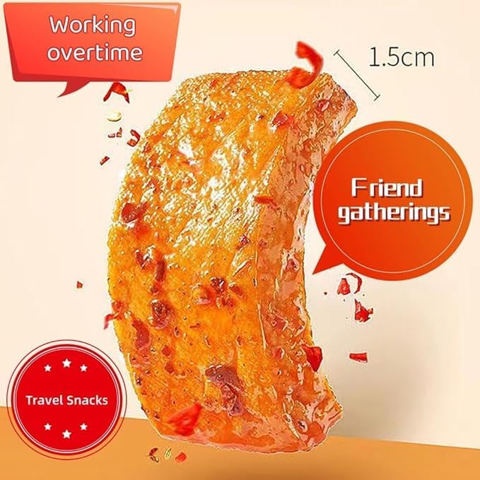 Spicy Dried Tofu Snacks, Multi-Flavor Dried Tofu, Chinese Specialty Snacks, Five-Flavor Product Combination Gift Pack, 20 Bags Of Individual Packaging, Office Essential，440g15.5Oz, Good Gifts for Christmas Halloween Birthday Party