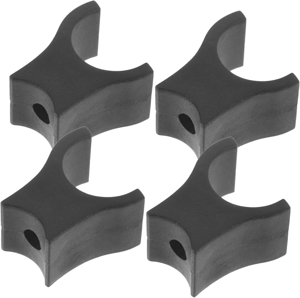 Healeved 4Pcs Universal Wheelchair Support Blocks Sturdy Replacement Parts for Wheelchair Seat Rail Guide Compatible Models
