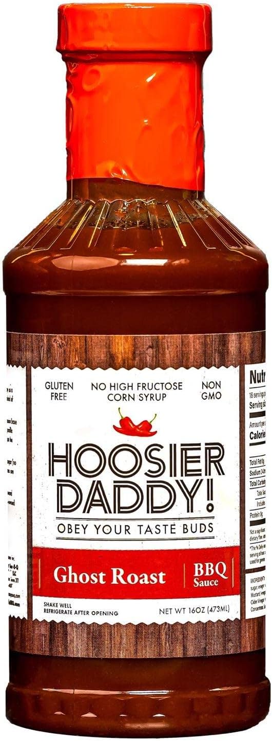 Hoosier Daddy BBQ Sauce Ghost Roast 16oz
