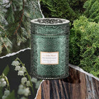 LA JOLIE MUSE Kōya Hinoki & Cypress Candle | Pine, Hinoki & Cedarwood | 19 oz Wooden Wick Soy Candle | 90-Hour Burn | Daily Relaxation & Cozy Ambiance