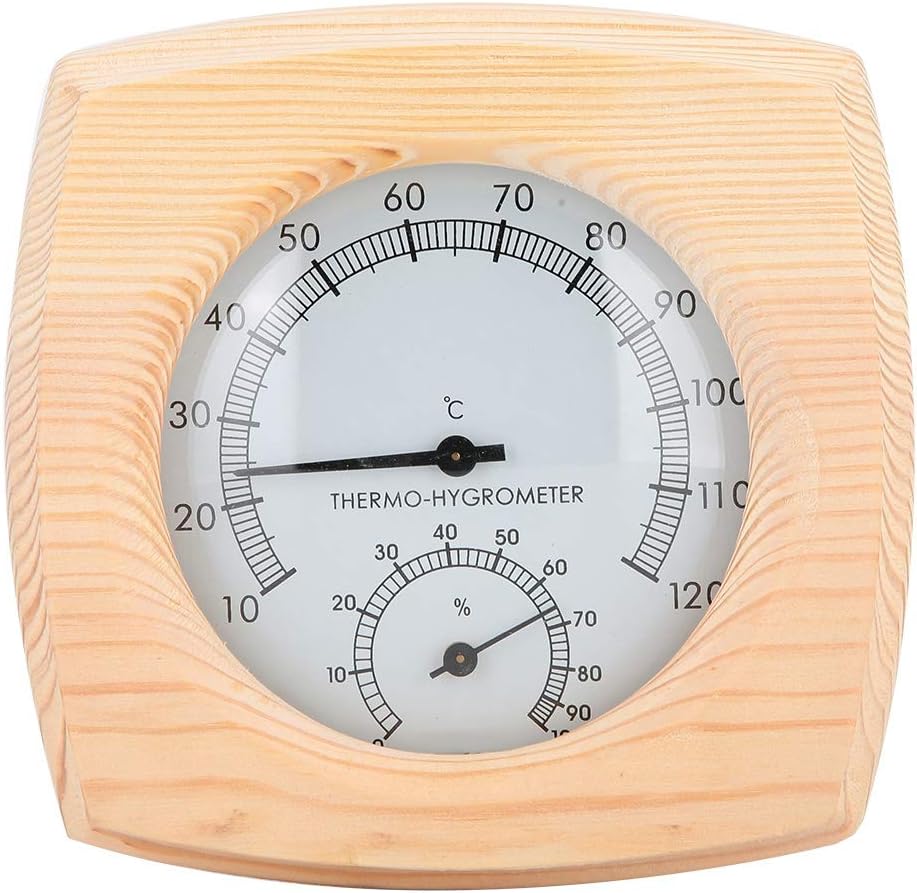 Sauna Room Digital Thermometer, Small Digital Hygrometer Indoor Thermometer Room Thermometer with Widely Used for Sauna Room Home Office