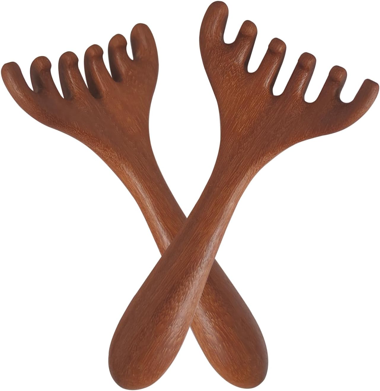 Wood Scalp Massager 2 Pcs, Head Massager Comb for Deep Relaxation & Stress Reduction, Head Scalp Massage Tool for Father's Day and Mother's Day Gifts