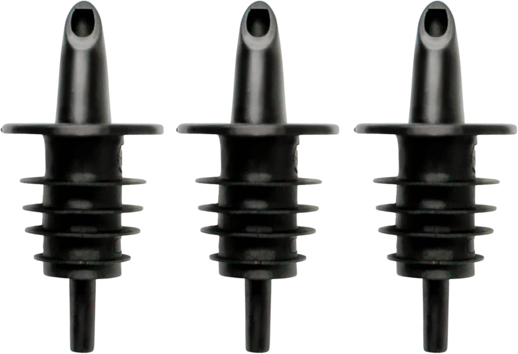 Hawaiian Shaved Ice Syrup Precise Control Bottle Pourers, Professional Pour Spouts for Snow Cone & Drink Flavors (3-Pack)