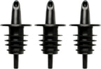 Hawaiian Shaved Ice Syrup Precise Control Bottle Pourers, Professional Pour Spouts for Snow Cone & Drink Flavors (3-Pack)