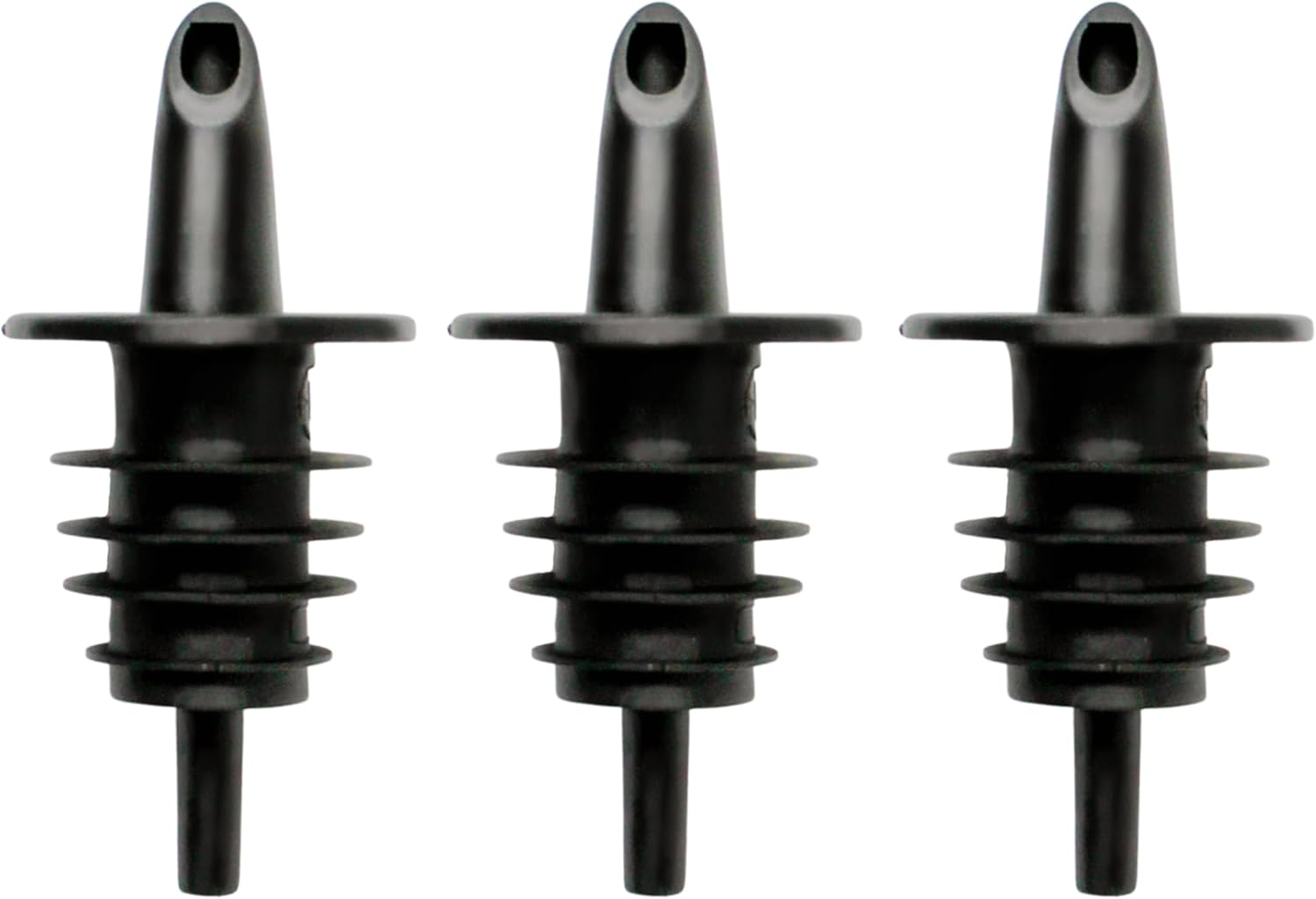 Hawaiian Shaved Ice Syrup Precise Control Bottle Pourers, Professional Pour Spouts for Snow Cone & Drink Flavors (3-Pack)