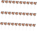 30pcs Thanksgiving Day Cupcake Toppers Turkey Cake Picks for and Photography Decoration for Thanksgiving Celebrations