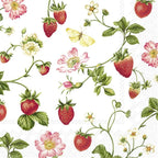 IHR Ideal Home Range - Paper Napkins SWEET STRAWBERRY 20-Count 3-Ply Cocktail Napkins 5 x 5 inches