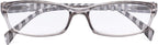 CessBlu Ladies Reading Glasses Striped Design Reader Eyeglasses for Women Reading