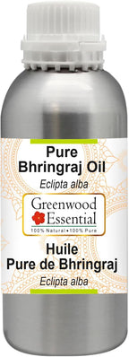 Greenwood Essential Pure Bhringraj Oil (Eclipta alba) Natural Therapeutic Grade 300ml (10 oz)