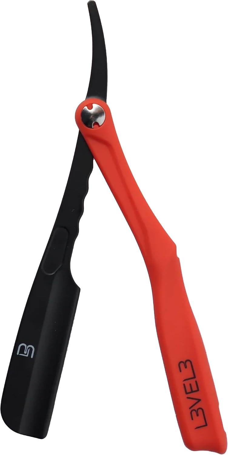 Level 3 Milly Razor - Fast and East to Assemble - Excellent Grip and Control - Straight Razor Holder- Level Three Holder