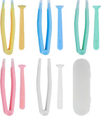 5 Pack Contact Lens Remover Tool for Soft Contacts, Eye Contact Remover Tool & Applicator, Portable Contact Applicator Tool Set for Hard & Soft Lenses, Yellow Green Blue Pink White