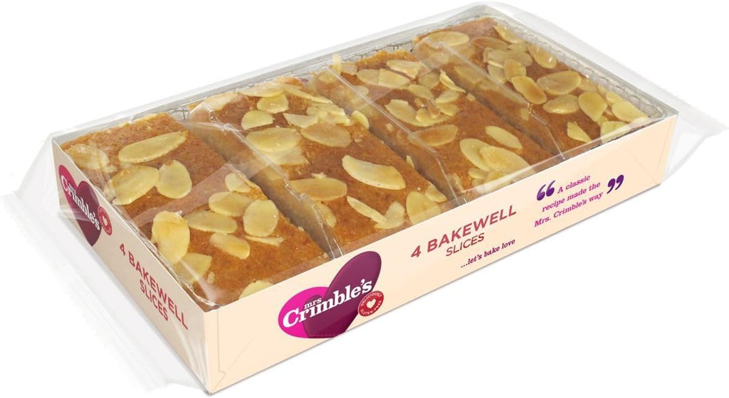Mrs Crimbles Bakewell Slices 4 Pack