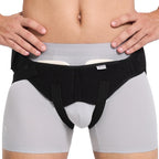 Pauline Inguinal Hernia Belt for Single/Double Hernia Support, Groin Hernia Truss for Men & Women Pain Relief with 2 Removable Compression Pads - Soft, Skin-friendly Fabric (Size XL)