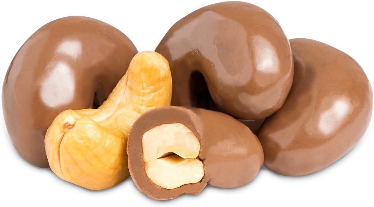 Arndts Fudgery Premium Chocolate Covered Candy (Milk Chocolate Covered Cashews (2.5 Pound Bag))