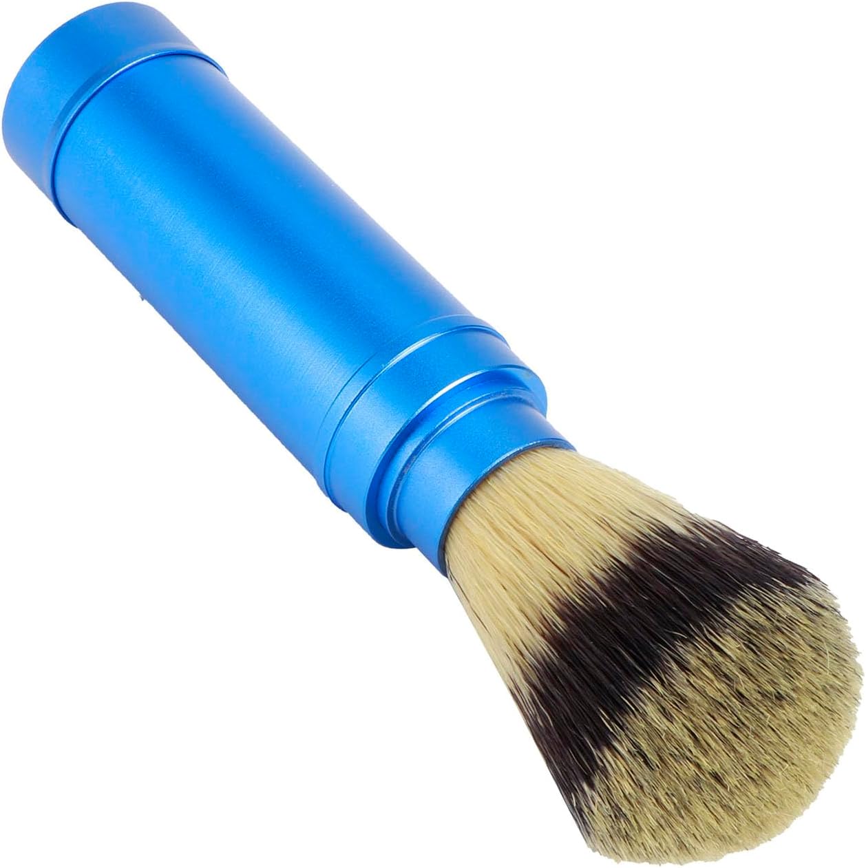 Walfront Men Portable Travel Foaming Shaving Brush, Grooming Tool for Wet Shaving, Bathroom Supplies for Daily Use