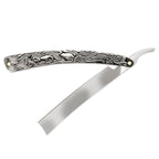 Professional Mens Straight Razor – 11.4" Barber Straight Razors for Men with Pre-Sharpened Carbon Steel Blade – Rust-Resistant & Easy to Clean Shaving Knife for Men, Ergonomic Handle & Durable Build