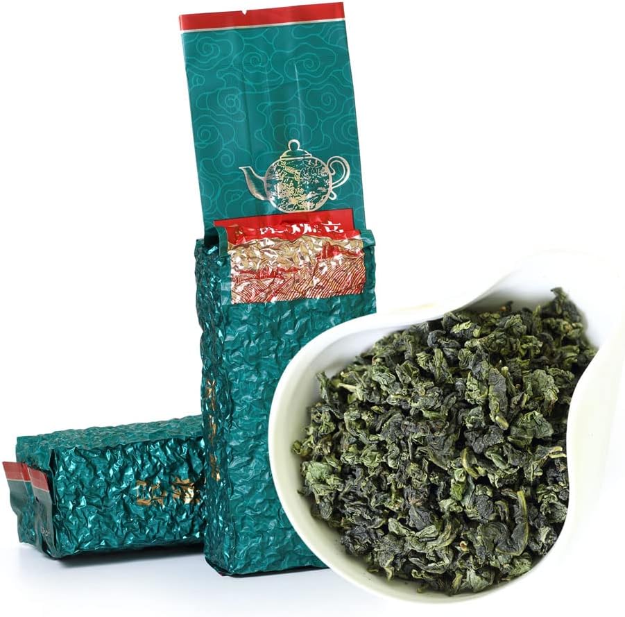 GOARTEA 4Pcs 250g / Total 35.2oz Top Grade Tieguanyin Tie Guan Yin Oolong Tea - Iron Goddess Fujian Anxi High Mountain Chinese Oolong Tea