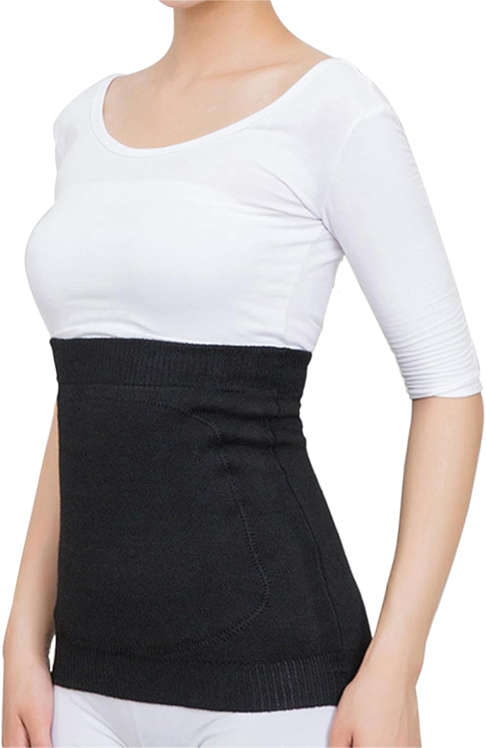 Winter Waist Warmer Belt Thicken Thermal Plush Lumbar Support Belt Cozy Warm Abdominal Protector Stomach Body Wrap Band Back Brace for Women Men