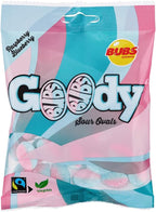Bubs Goody Sour Ovals Raspberry Caramel 2 Pack of 90g