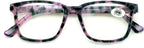 V.W.E. Women Progressive Reading Glasses No Line Clear on Top Bifocals Reader - Marble Print