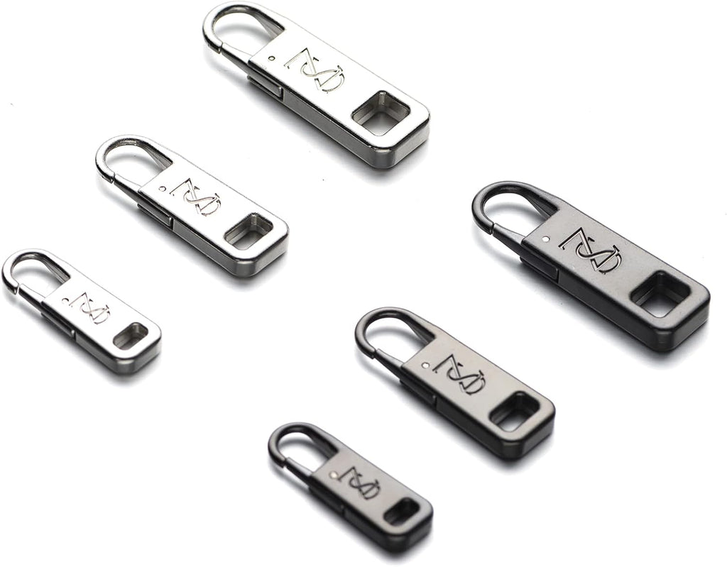 Zpsolution Zipper Pull Replacement - 3 Size More Suitable for Different Zippers - Easy Use for Broken and Missing Zipper Pulls