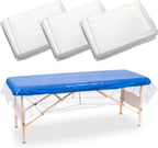eBoot 100pcs 47" x 90" Disposable plastic Massage Table Sheets Spa Massage Treatment Bed Cover Transparent Beauty Bed Waterproof Film Couch for Tattoo Beauty Chair Sofa Spa Beds Furniture Supplies