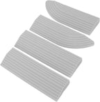 CHILDWEET Home Threshold Ramp Mat Set for Robot Vacuum Cleaner, Rubber Indoor Slope Ramp Doorway Transition Strip, Non-Slip Climbing Pad for Elevations and Thresholds