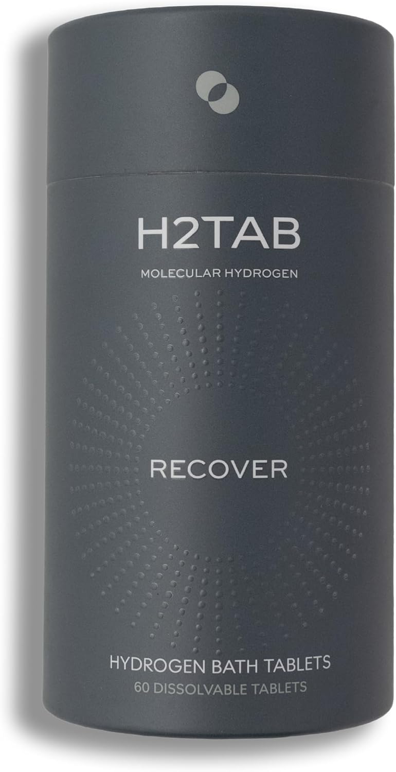 Molecular H2TAB Hydrogen Bath Tablets – 60 Count – Fragrance-Free Bath Bombs for Muscle Relief, Skin Hydration & Oxidative Stress Support – Magnesium-Based Antioxidant Detox Bath