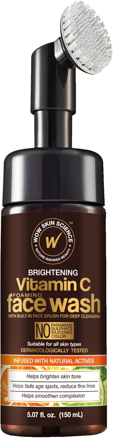 WOW Skin Science Vitamin C Face Wash & Brush 5.07 oz